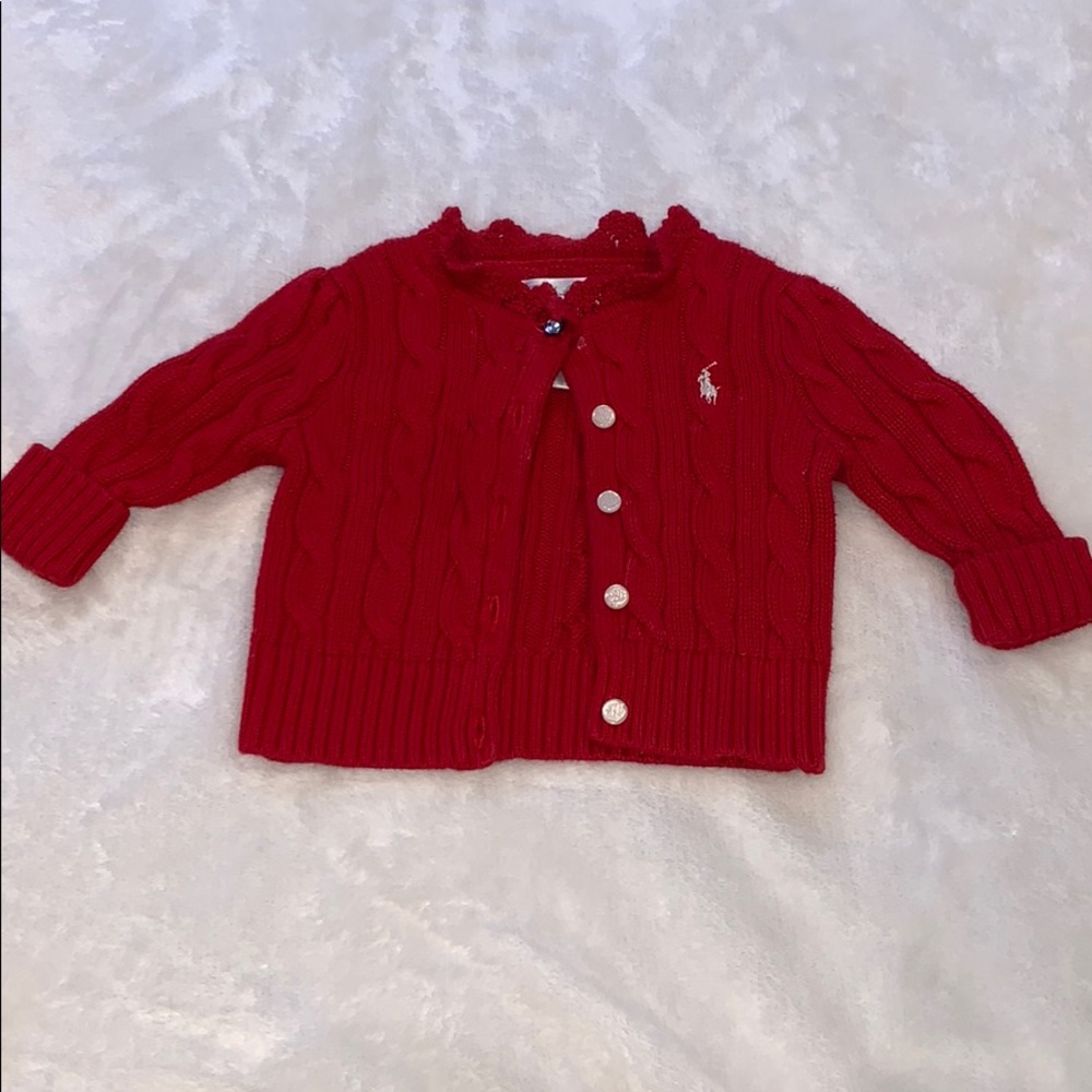 Red Ralph Lauren Sweater